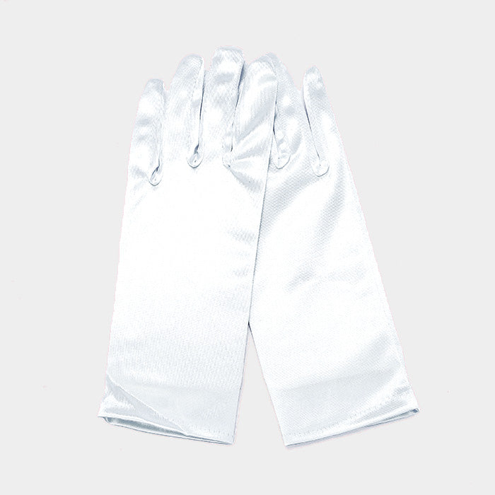 Women's Dressy Satin Wedding Gloves