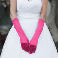 Women's Medium Satin Wedding Gloves