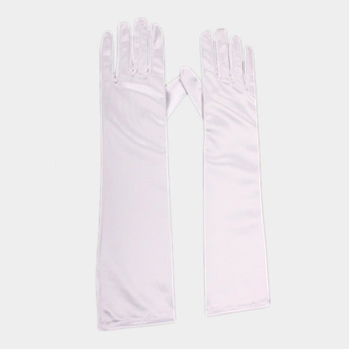Women's Dressy Satin Long Wedding Gloves