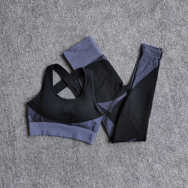 Seamless Long-Sleeve Yoga Set