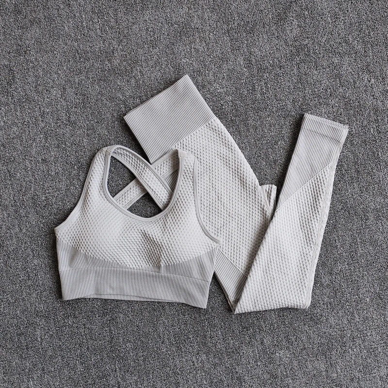 Seamless Long-Sleeve Yoga Set