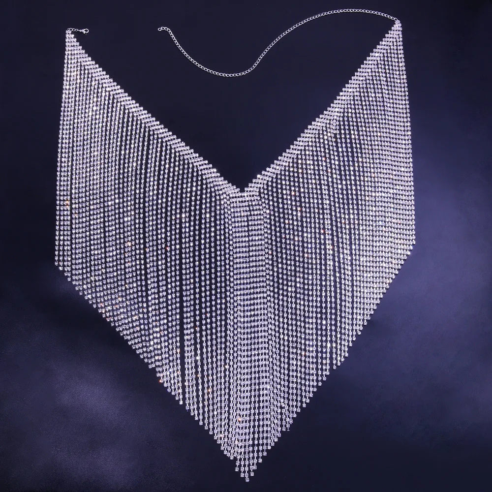 Crystal Tassel Festival Body Chain
