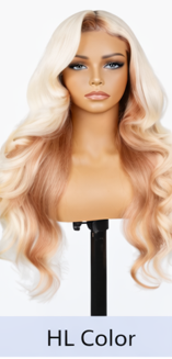 Black Wear and Go 24' Transparent Lace Front Wig Preplucked Brazilian Human Hair Body Wave Frontal
