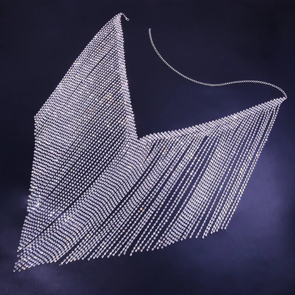Crystal Tassel Festival Body Chain