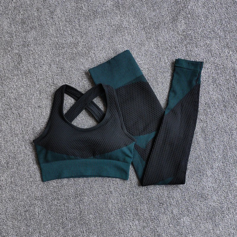Seamless Long-Sleeve Yoga Set