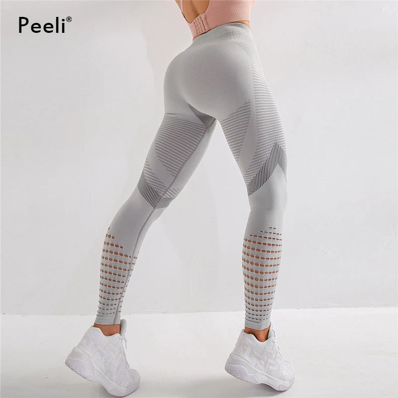 High-Waisted Seamless Workout |  Tummy Control Leggings