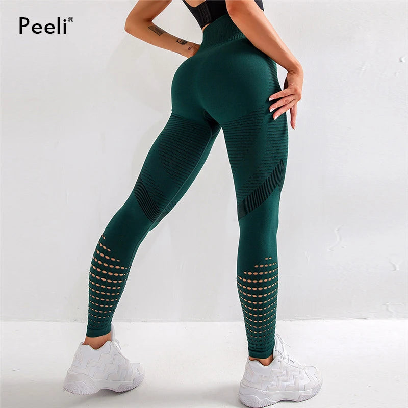 High-Waisted Seamless Workout |  Tummy Control Leggings