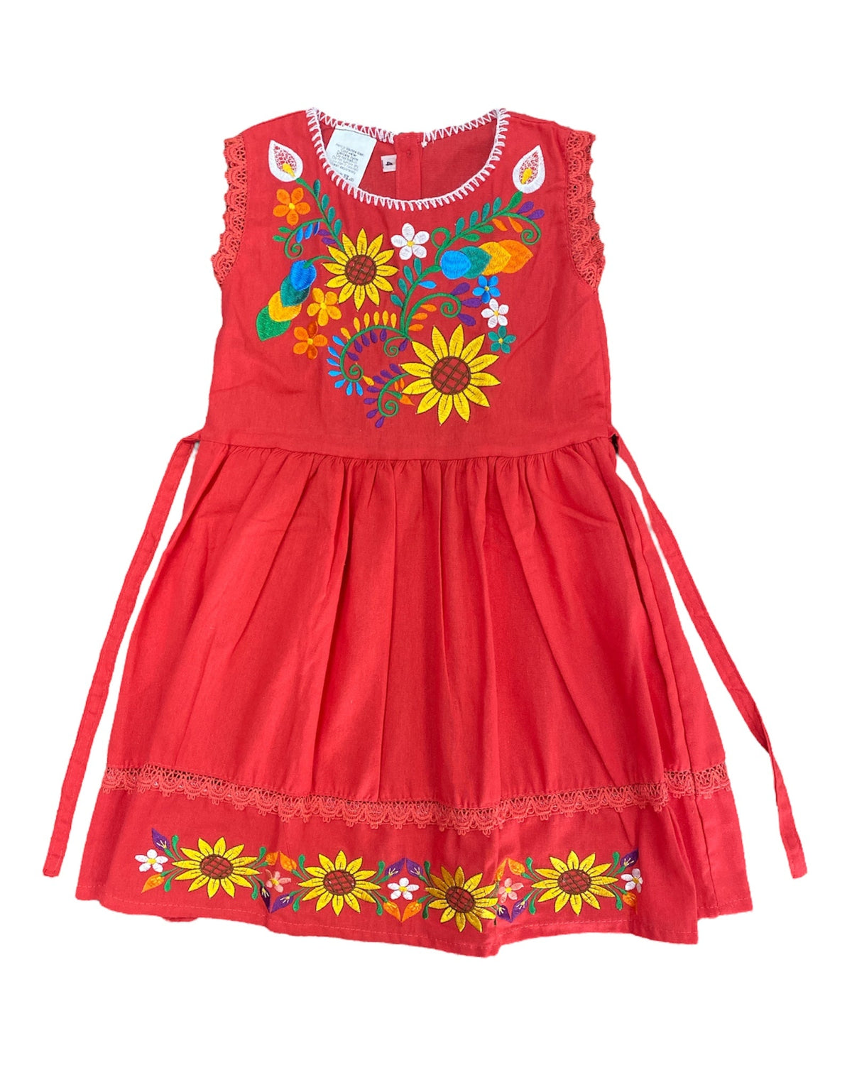Mexican Girl Sunflowers Dress