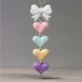 Sweet Tart Hearts Charm - Tumbler Handle Charm