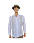 Men's Guayabera Presidencial Riviera White