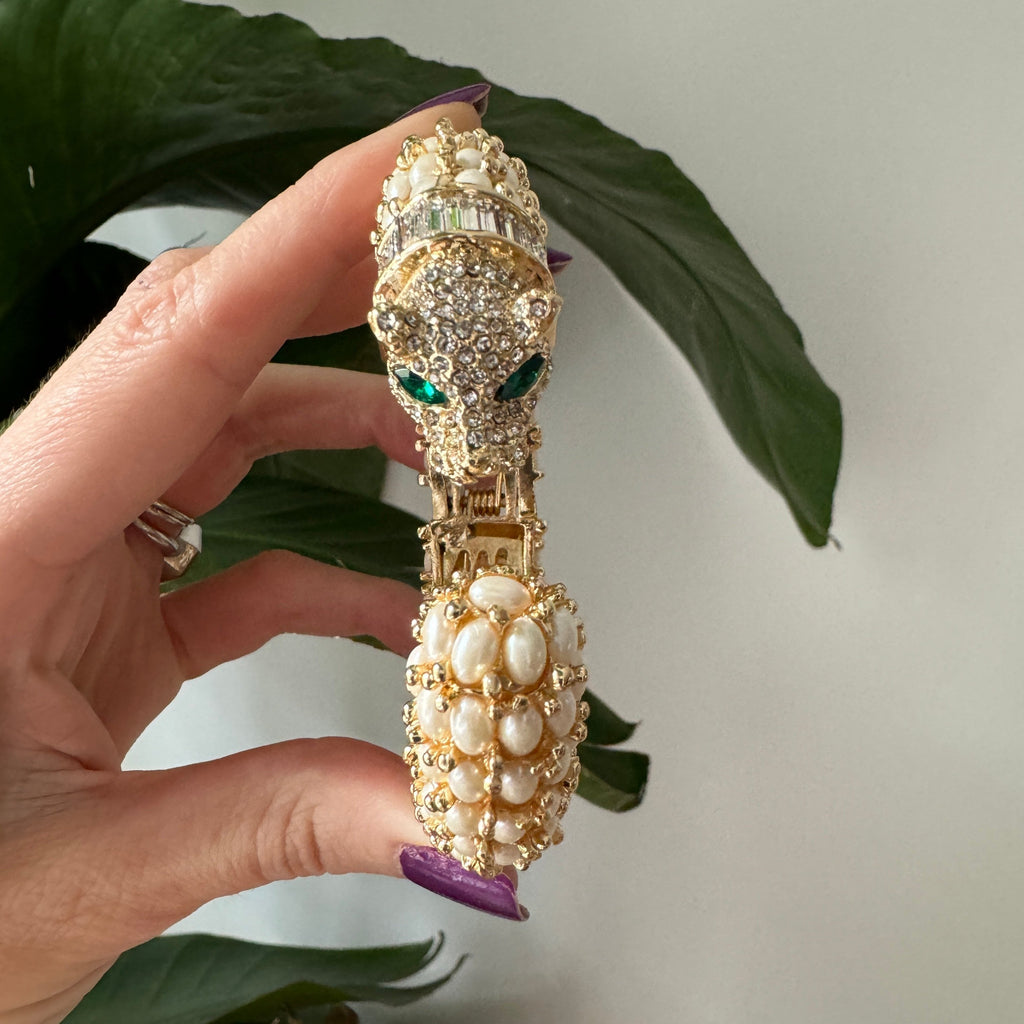 Niiki Paris Pearl Panther Bracelet
