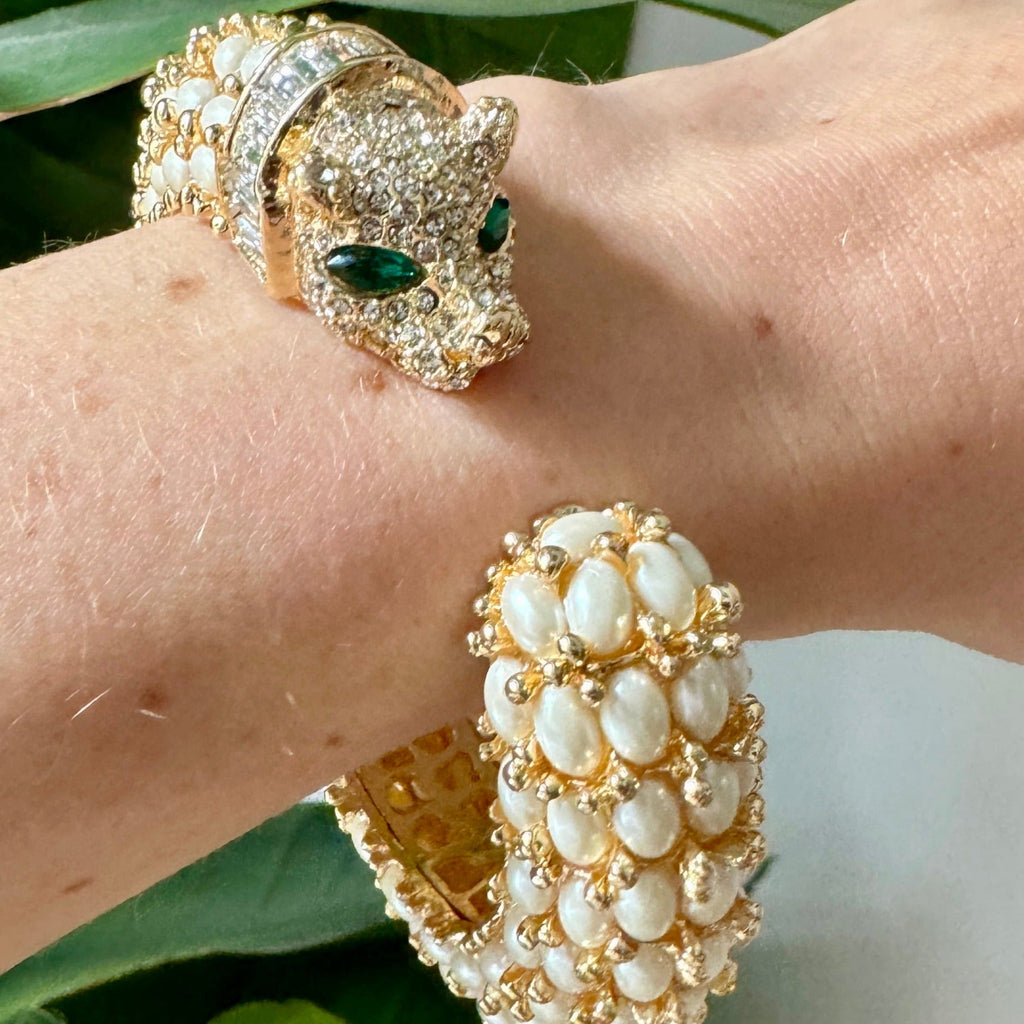 Niiki Paris Pearl Panther Bracelet