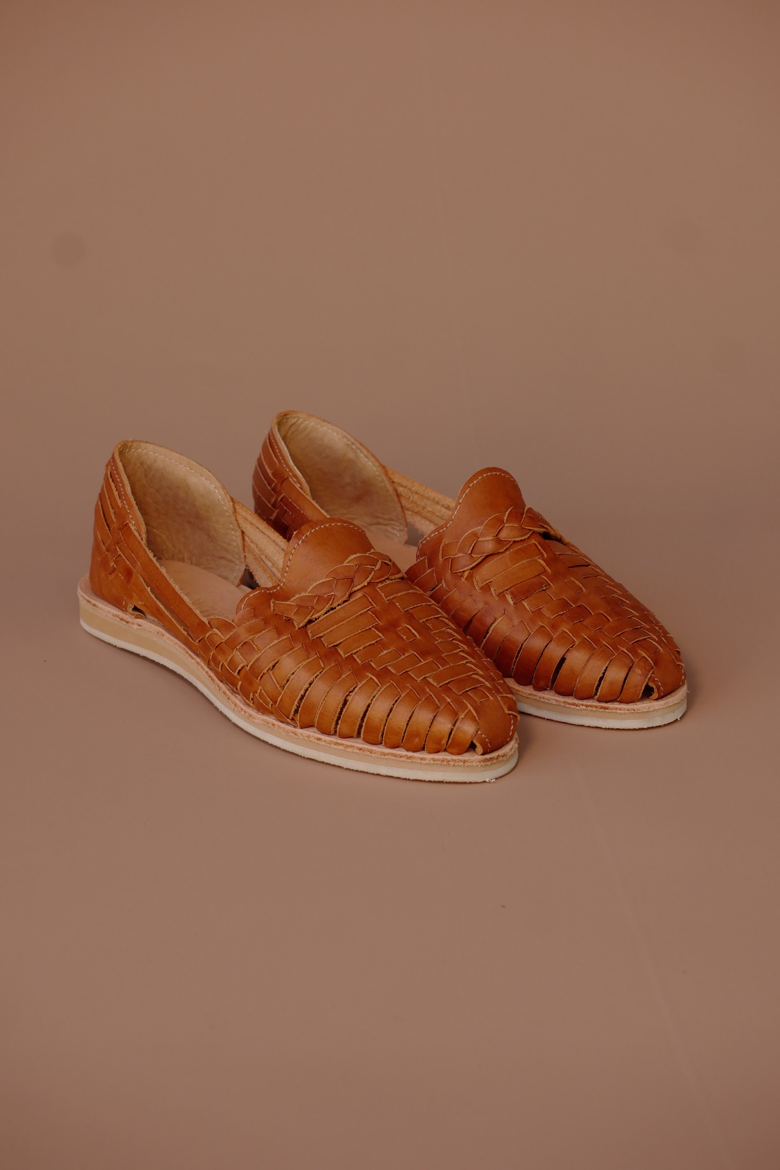 Camel Leather Huarache