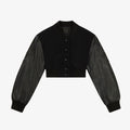 Womens Aviator Sheepskin Shearling Leather Bomber Jacket