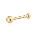 14k Gold Nose Ring Tiny Ball Micro Stud Piercing Body