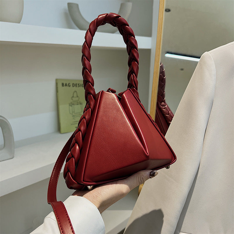 Women's Niche Personality Twist Spring Fashion Portable Shoulder Bags