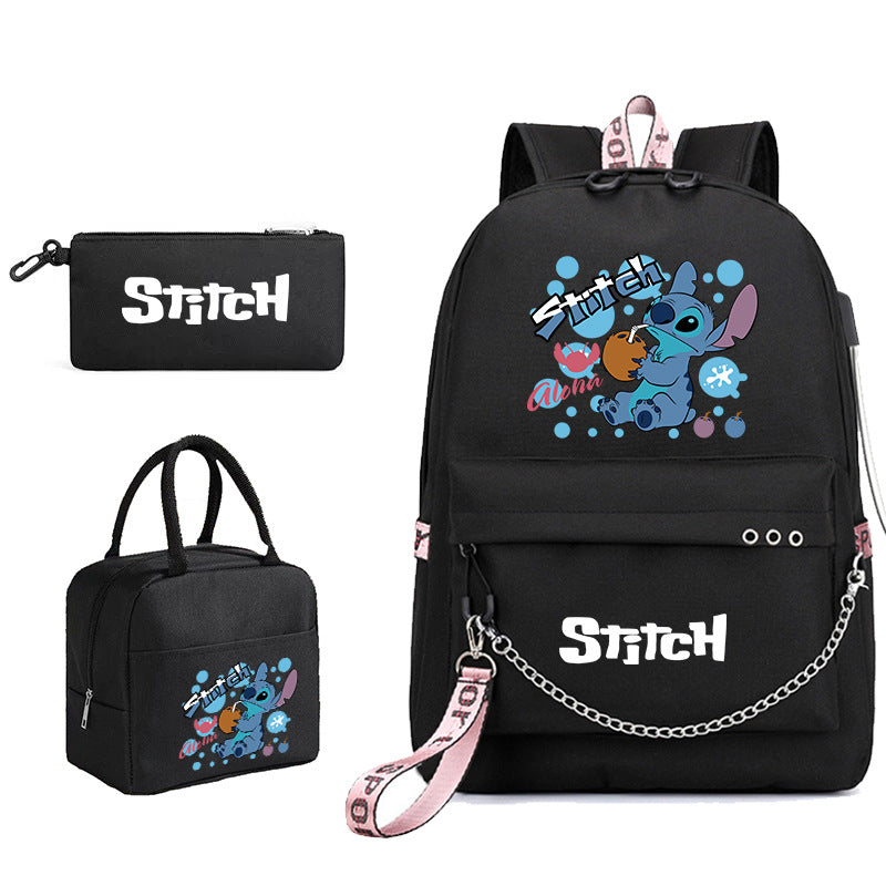 Stitch Chain Ribbon Backpacks