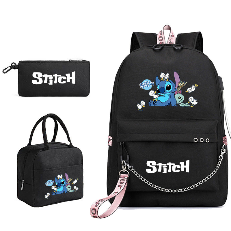 Stitch Chain Ribbon Backpacks