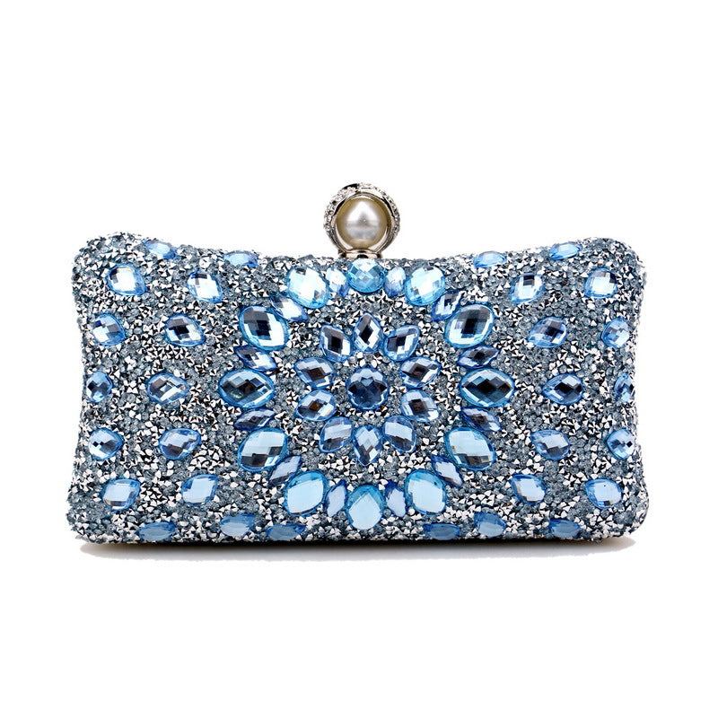 Women's Inlaid With Diamond Dinner High Sense Banquet Evening Bags