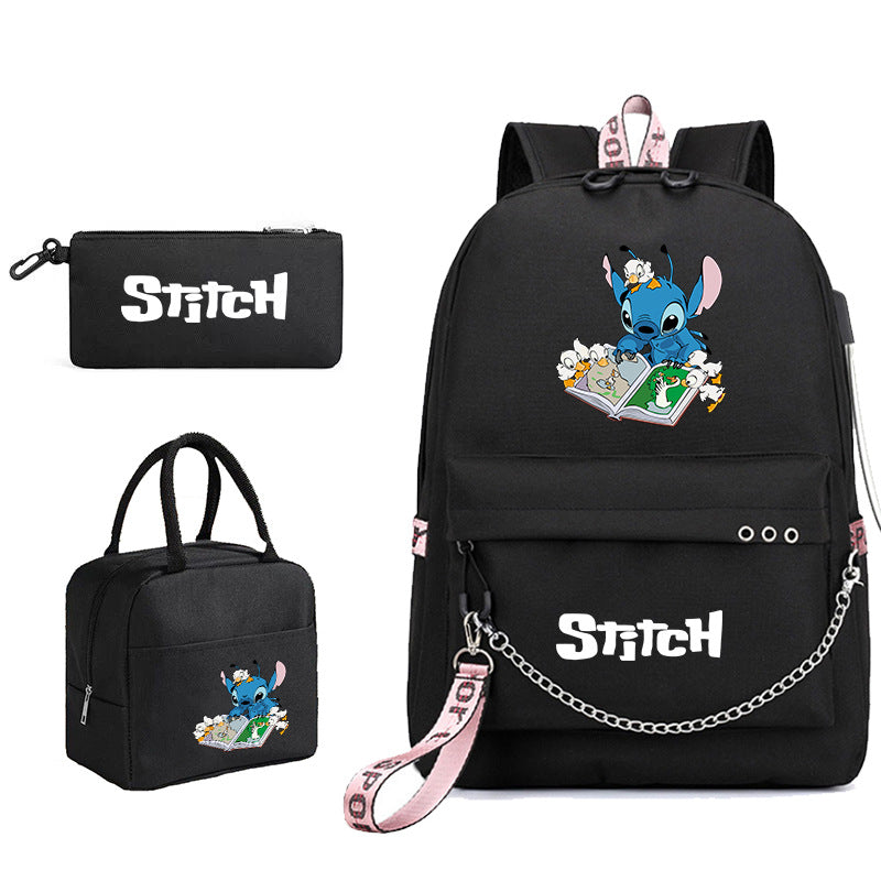 Stitch Chain Ribbon Backpacks