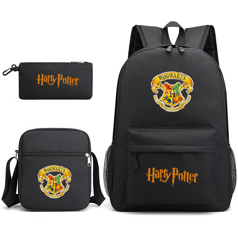 Harry Potter  Badge Pencil Three-piece Backpacks