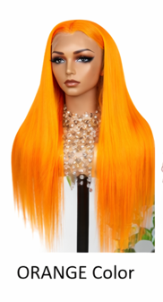 Red Rose Black Wear and Go 24' Highlights Body Wave Human Black Lace Front Human Hair Wigs