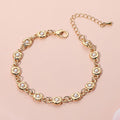 Pearl Cluster Link Chain Bracelets