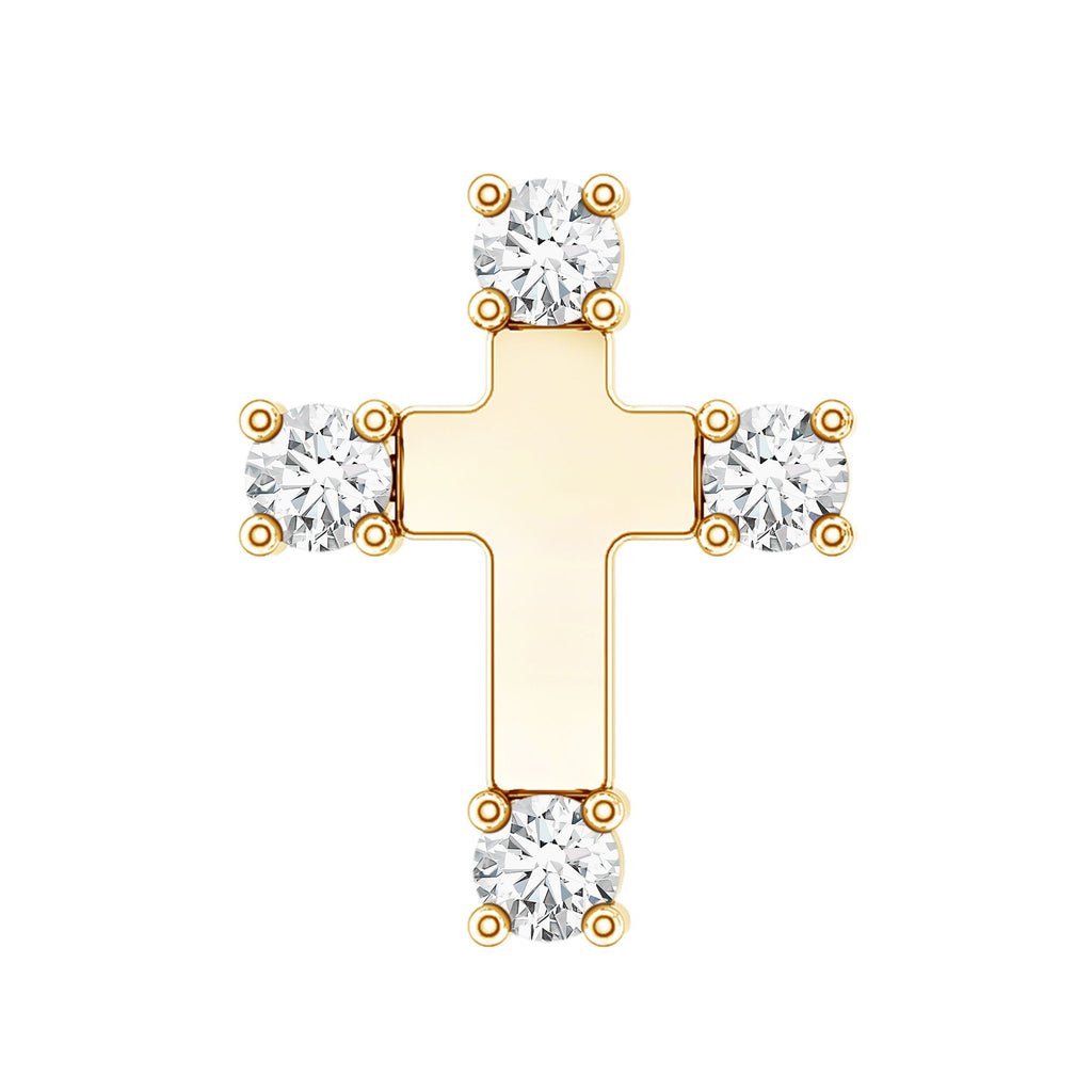 Diamond Cross Cartilage Earring