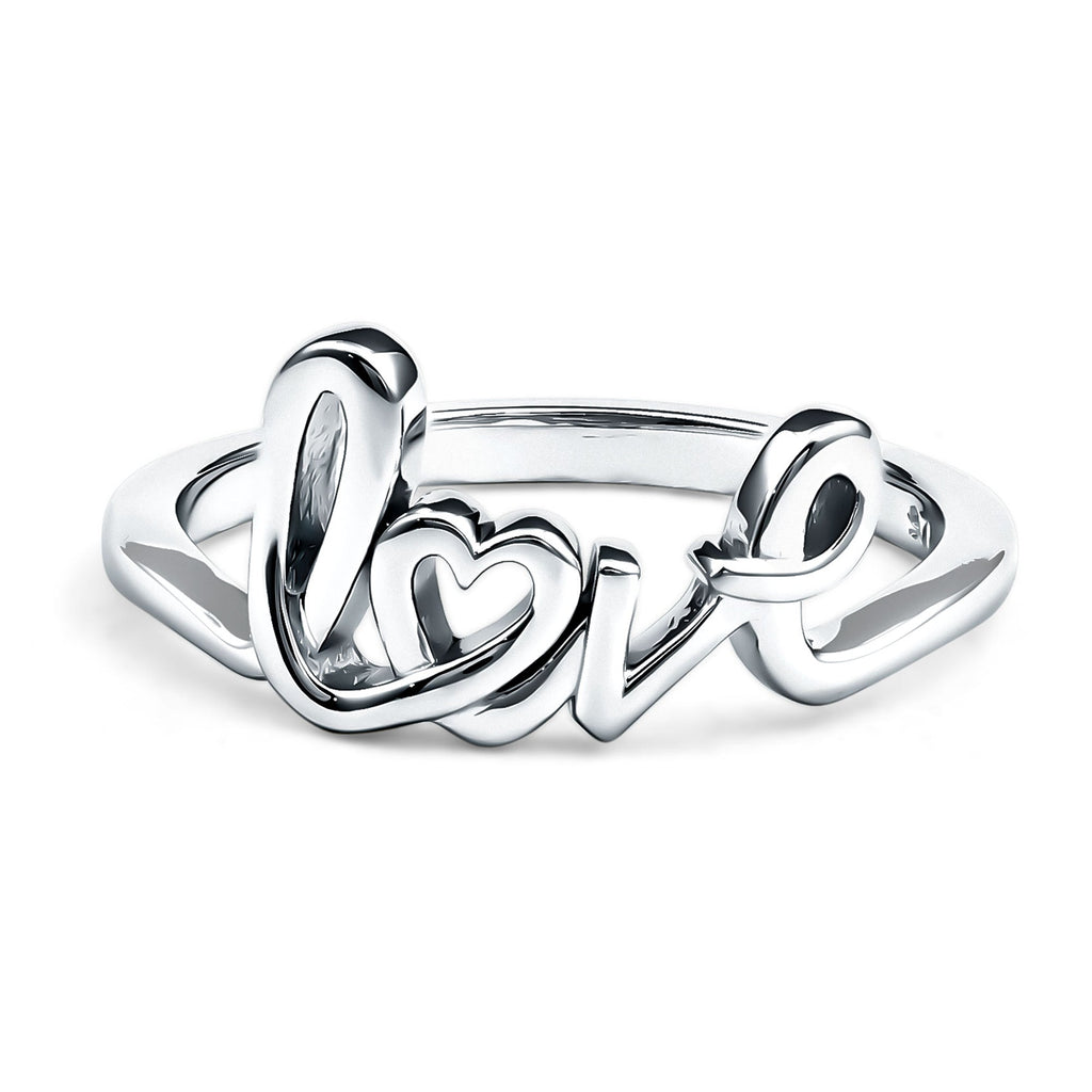 Love Ring in 14k Gold Plated Sterling Silver