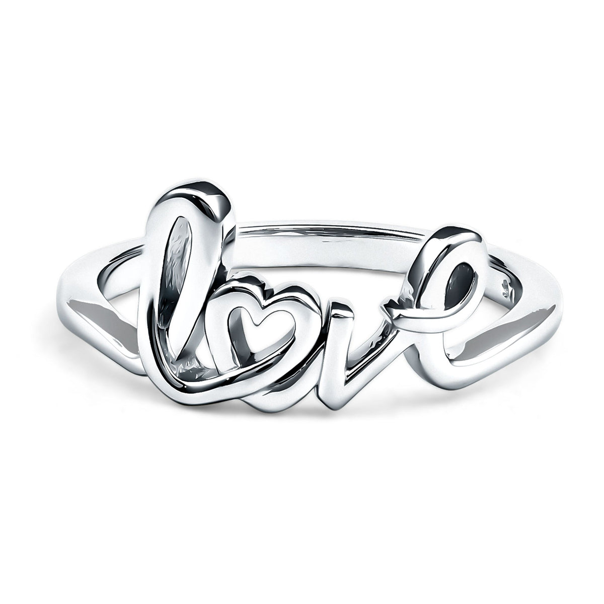 Love Ring in 14k Gold Plated Sterling Silver
