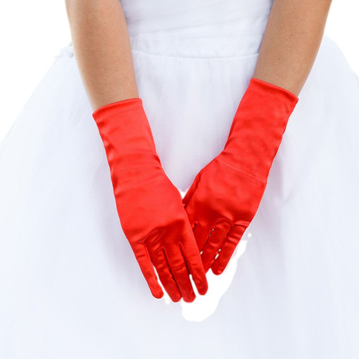 Women's Dressy Satin Wedding Gloves