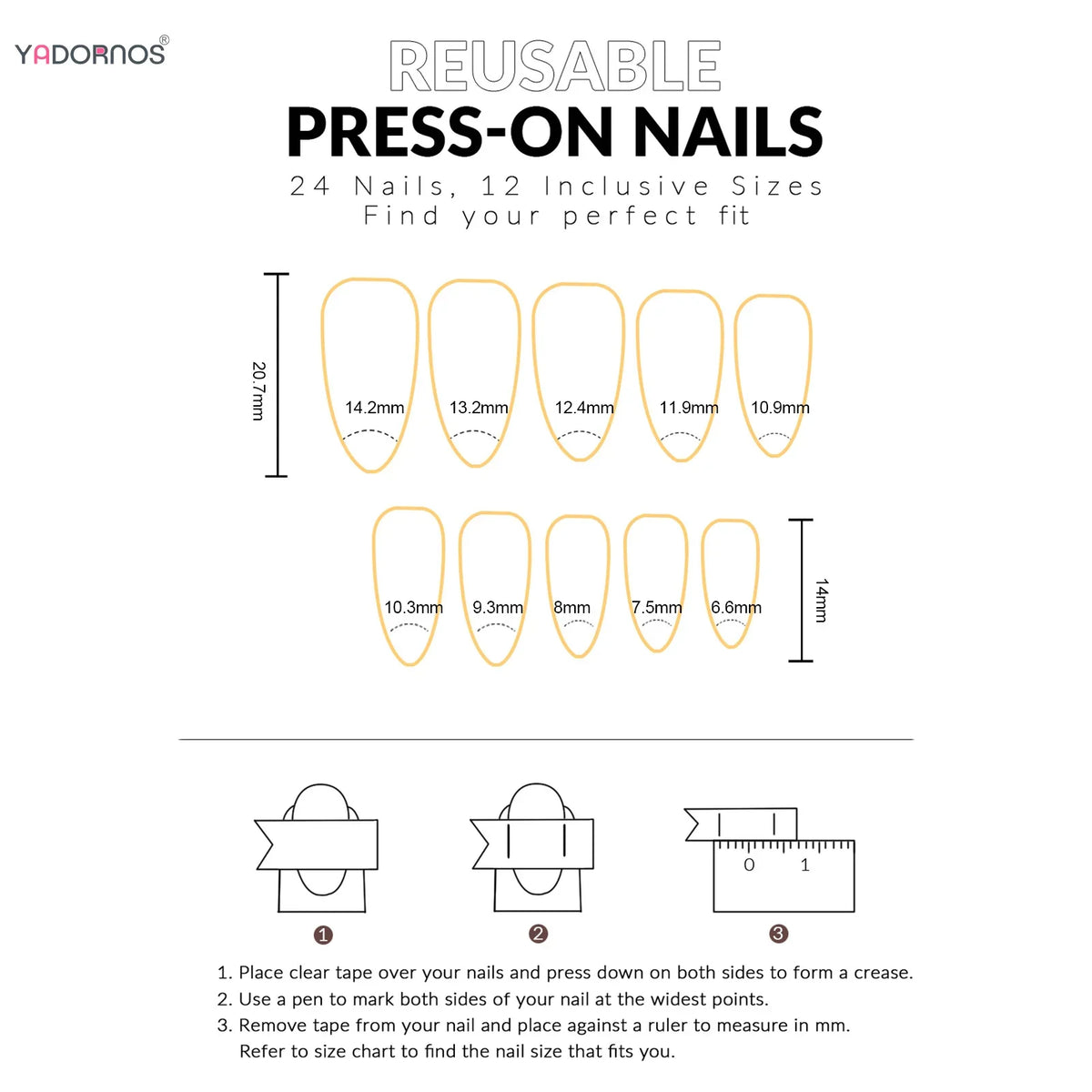 Red Cat Eye Press-On Nails | Almond Style