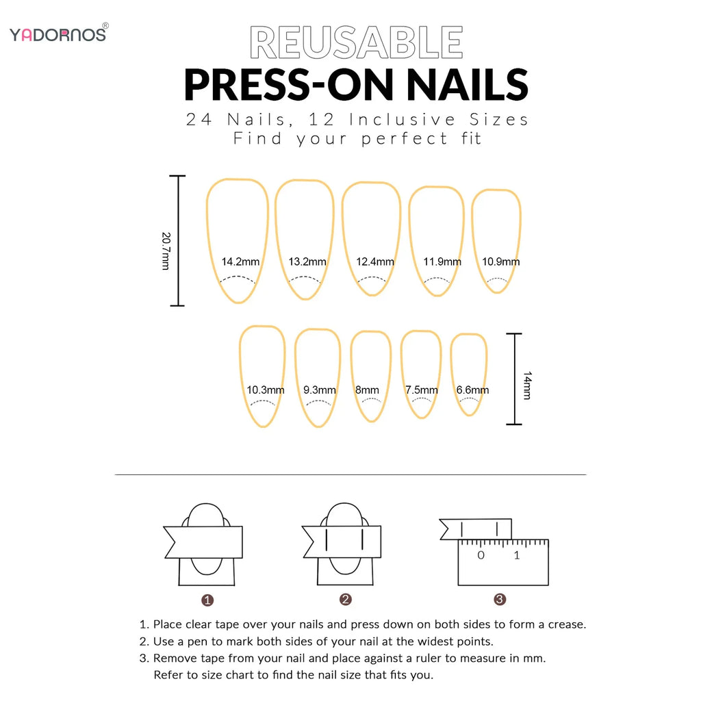 Pink Bow & Pearl Press-On Nails | Almond Style