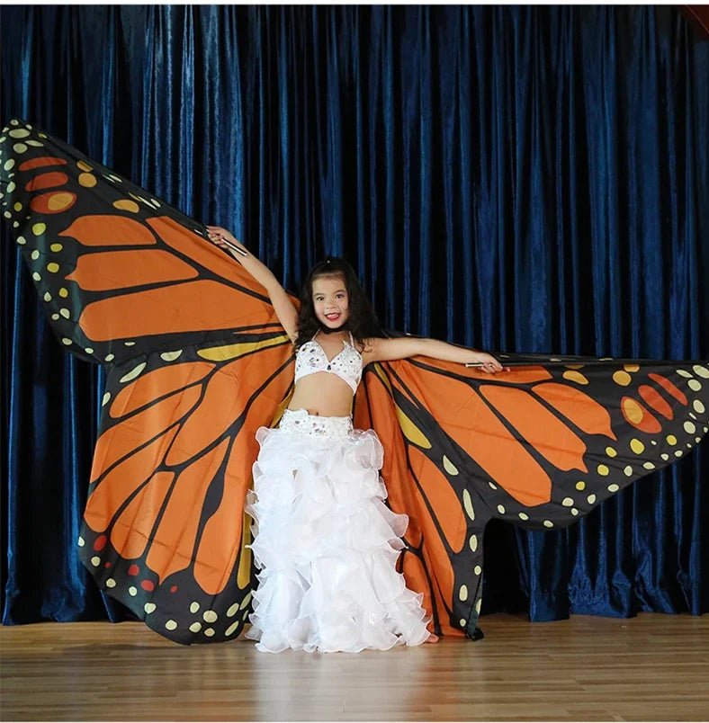 Festival Butterfly Wings with Telescopic Sticks