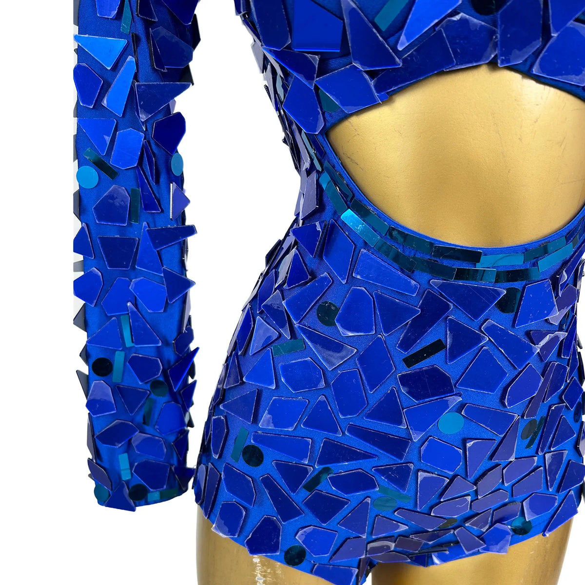 Sequin Cutout Festival Bodysuit