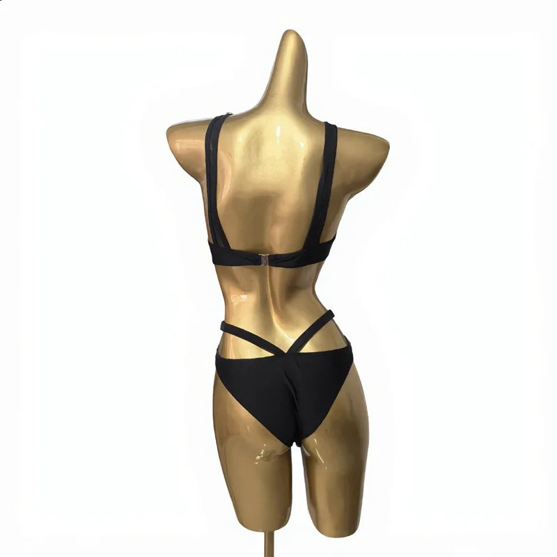 Crystal Mesh Backless Festival Bodysuit