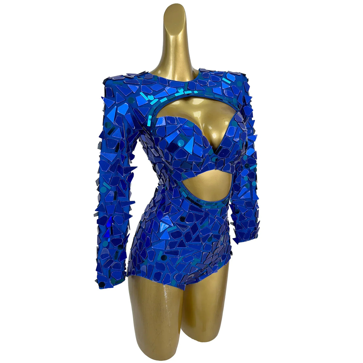 Sequin Cutout Festival Bodysuit