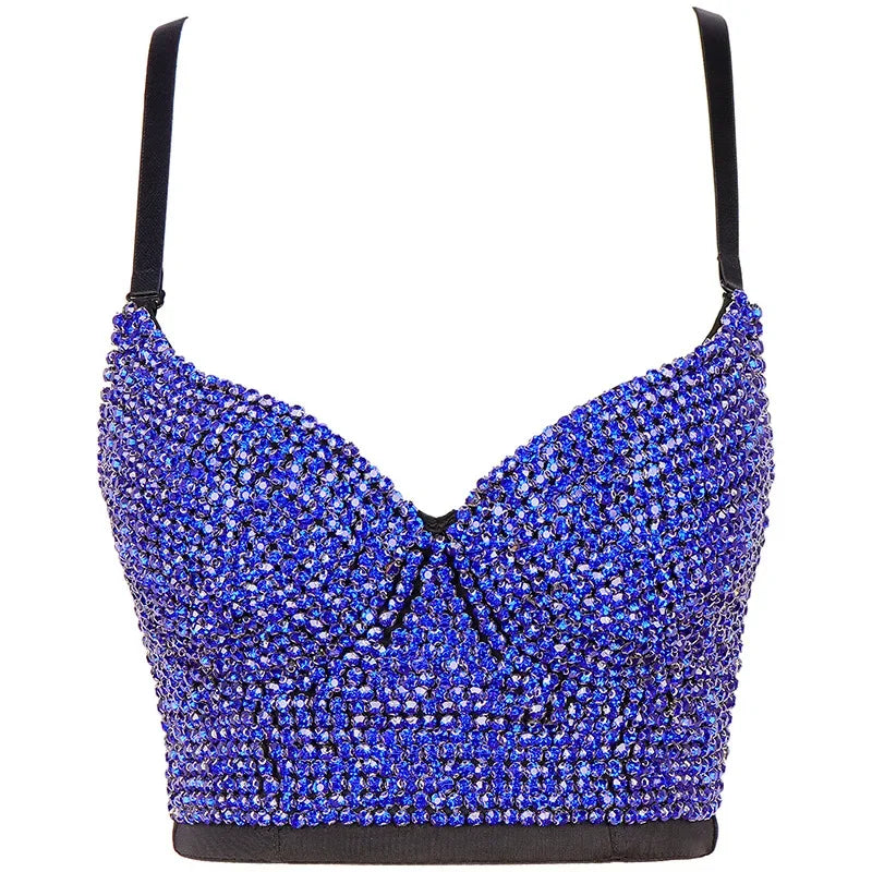 Rhinestone Corset Bustier