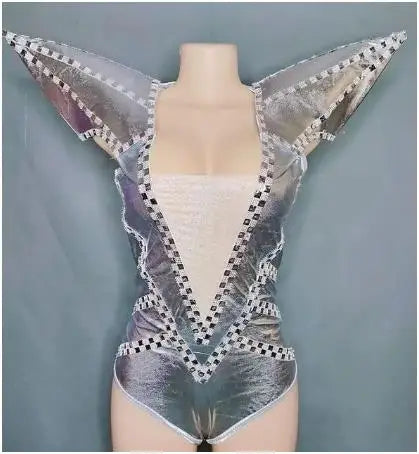 Rock Punk Epaulet Festival Jumpsuit