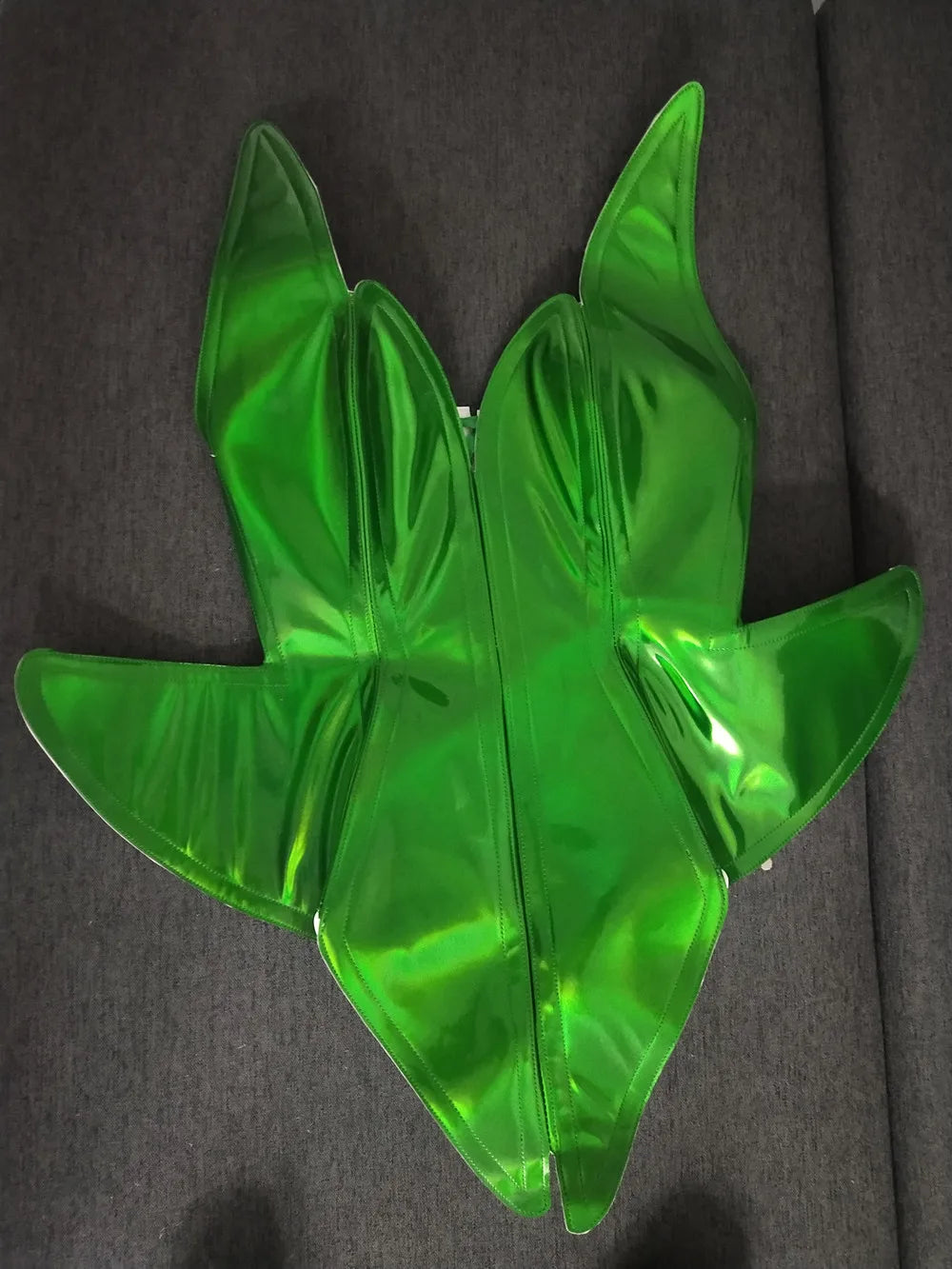Futuristic Iridescent Rave Bodysuit