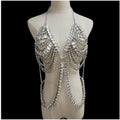 Multilayer Crystal Body Chain Set