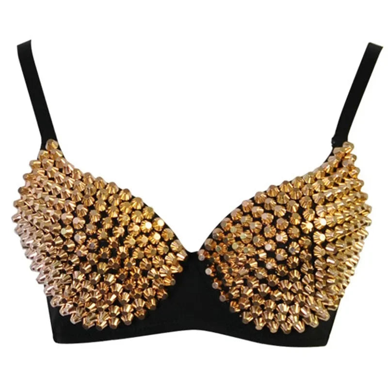 Studded Gothic Rave Bralette