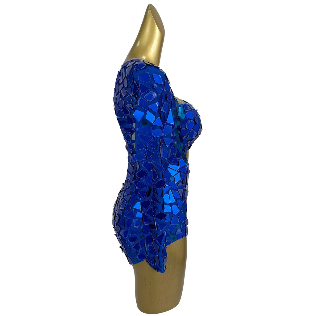 Sequin Cutout Festival Bodysuit