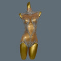 Sparkly Diamond Sheer Mesh Bodysuit Pole Dance Stage Costume Leotard