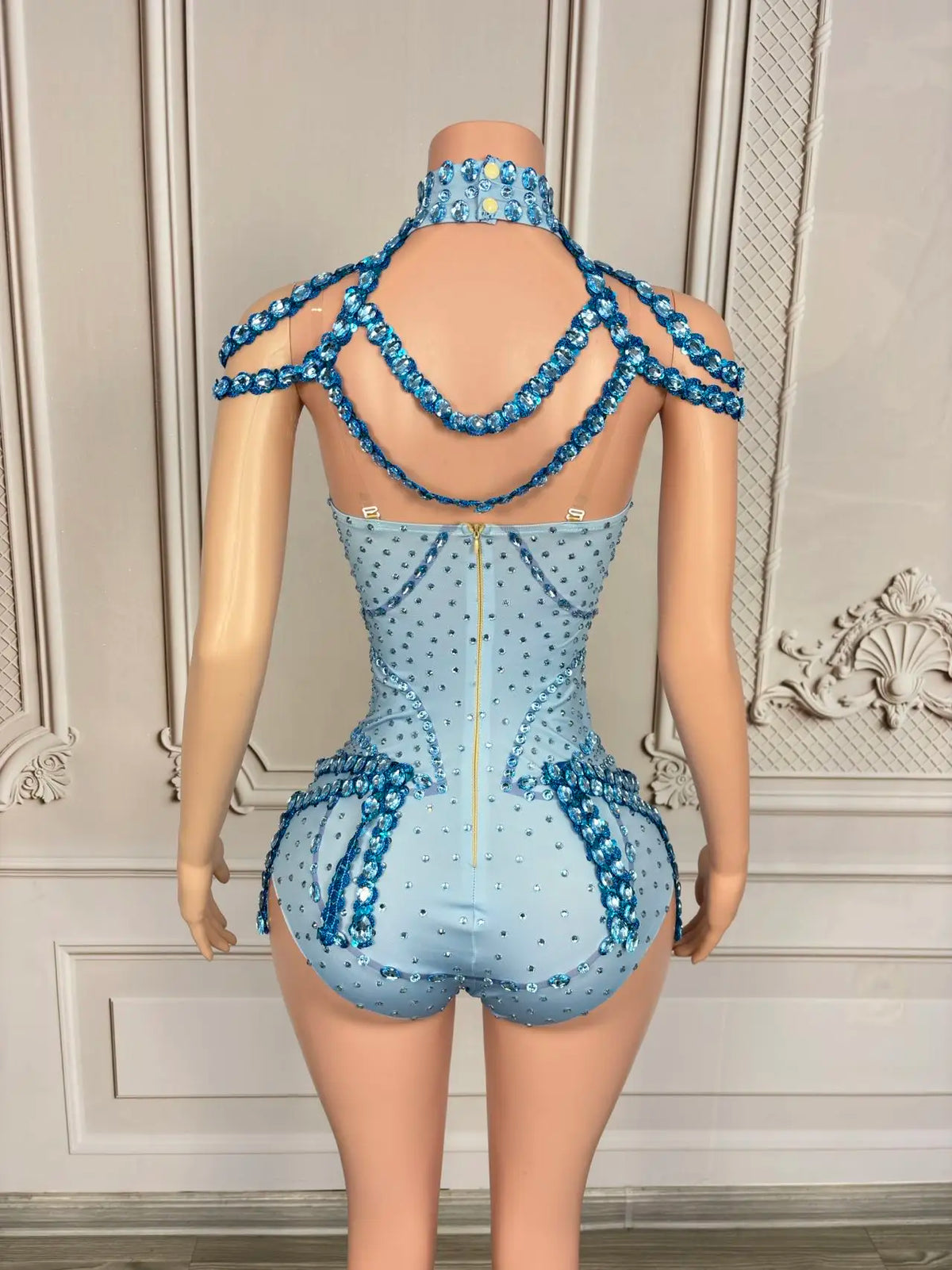 Rhinestone Tassel Festival Bodysuit