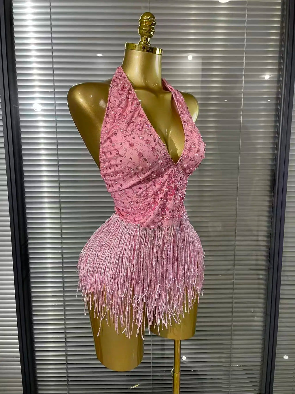 Beaded Tassel Festival Bodysuit