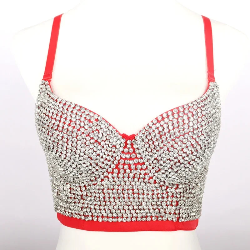 Rhinestone Corset Bustier