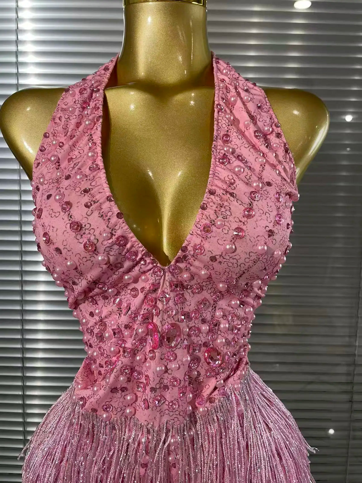 Beaded Tassel Festival Bodysuit