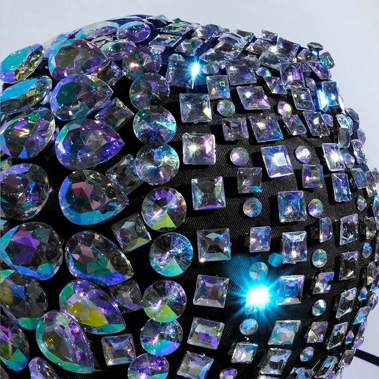 Crystal Rhinestone Festival Face Mask