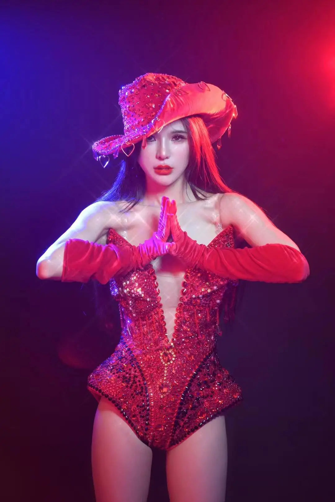 Vaquera Showgirl Three-Piece Festival Set